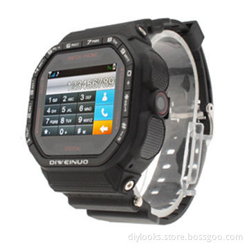Sports Watch Mobile Phone with Camera and Bluetooth